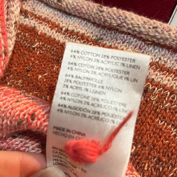 Womens Paipo Scoop Neck Tank Top Ombre Sweater Boho Coastal Chic Knit small - Picture 7 of 7